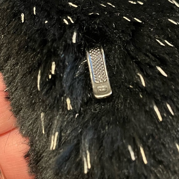 GALERIE DE LA FOURRURE Black Rabbit Fur Coat - Size M - Picture 5 of 16